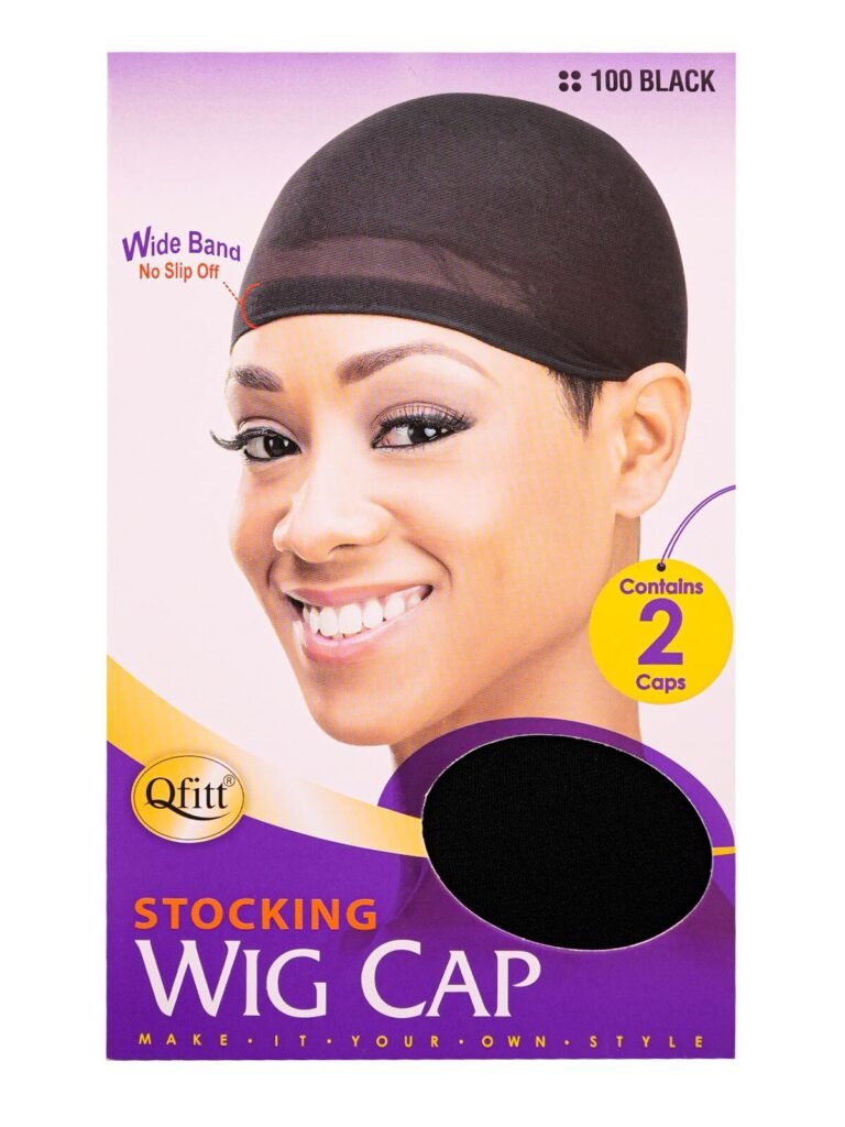 Q-FITT #100 STOCKING WIG CAP(BLACK)