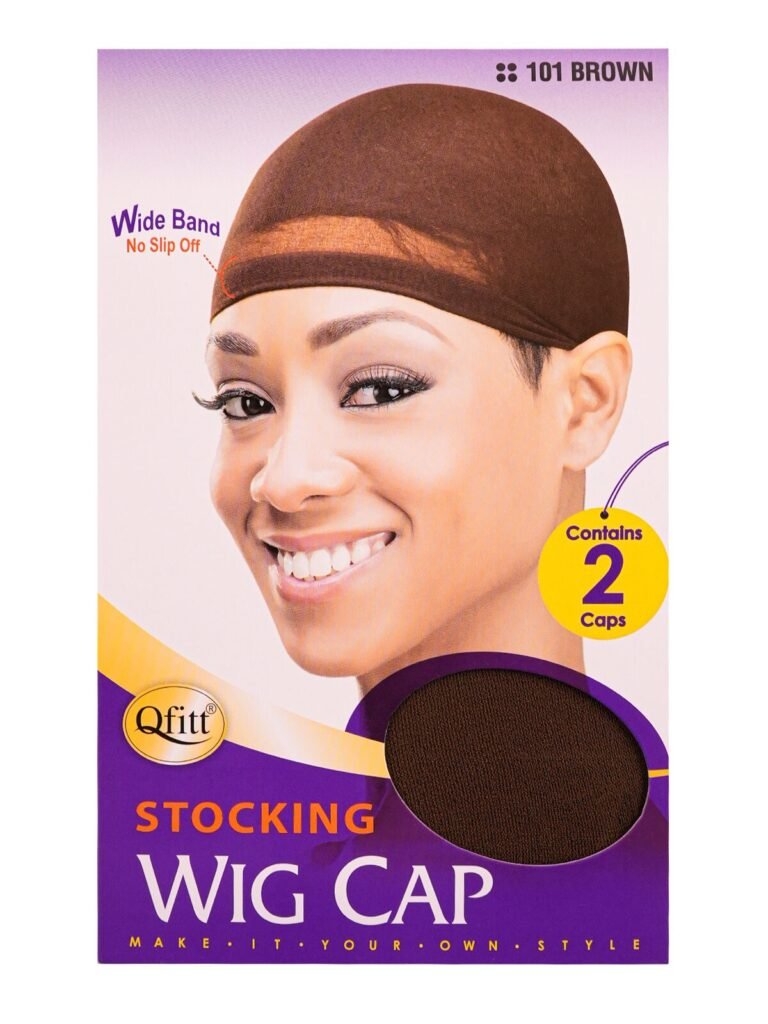 Q-FITT #101 STOCKING WIG CAP(BROWN)