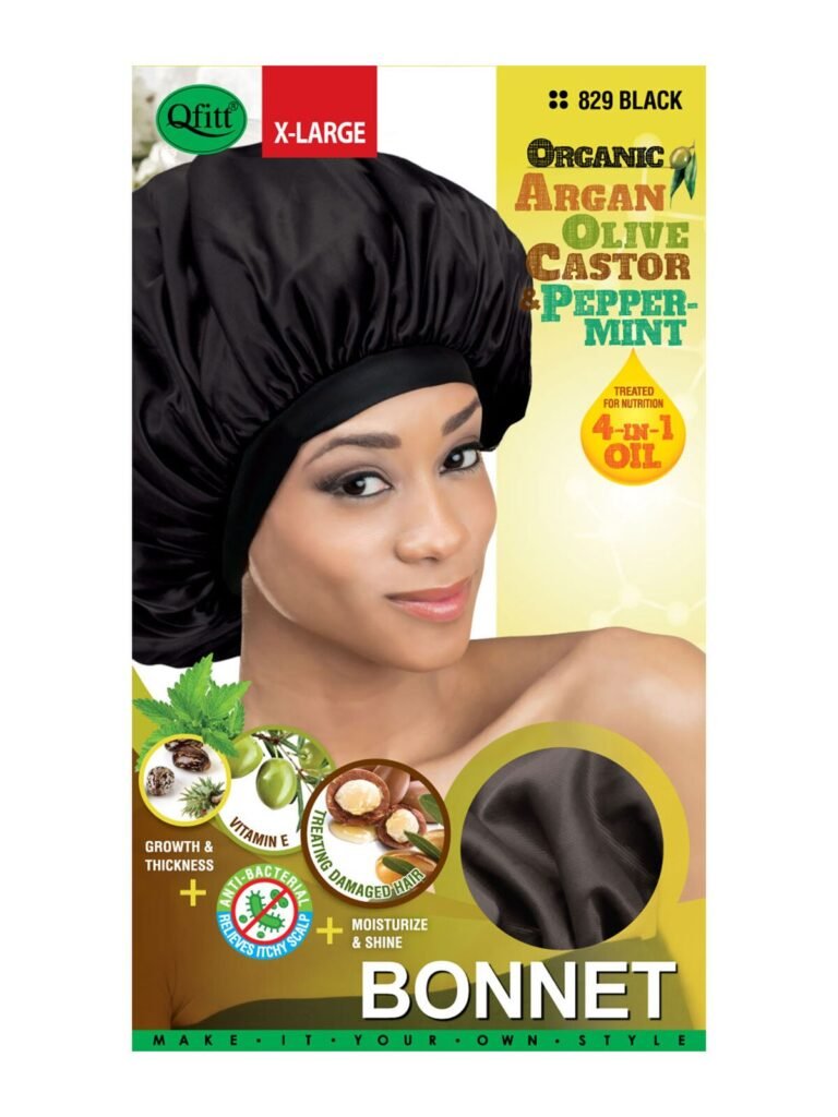 Q-FITT #829 BONNET(XL), BLACK